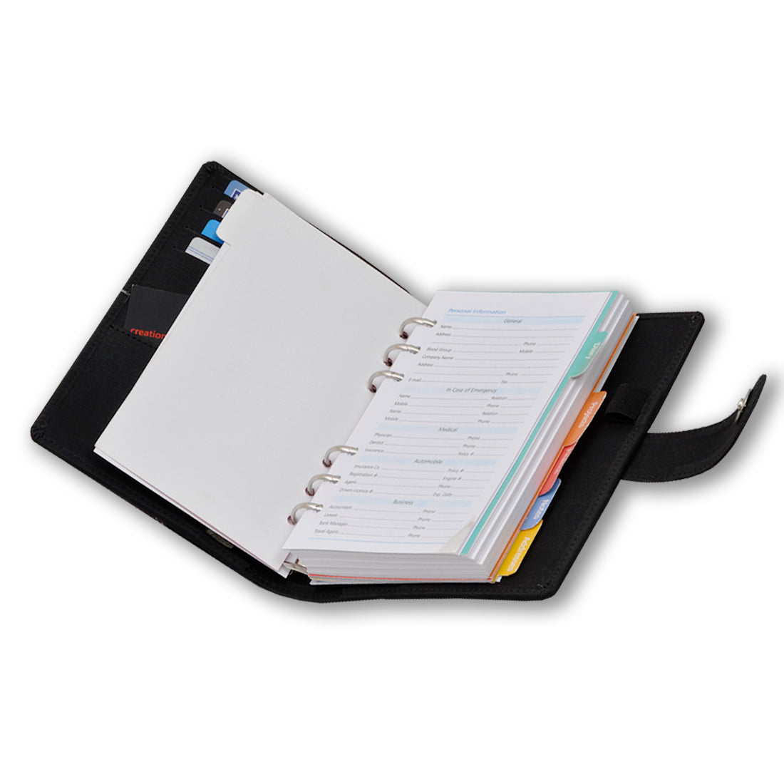 Buy Black Faux Leather Executive Diary Organizer For Office, Memo Pads  Online – Paperlla