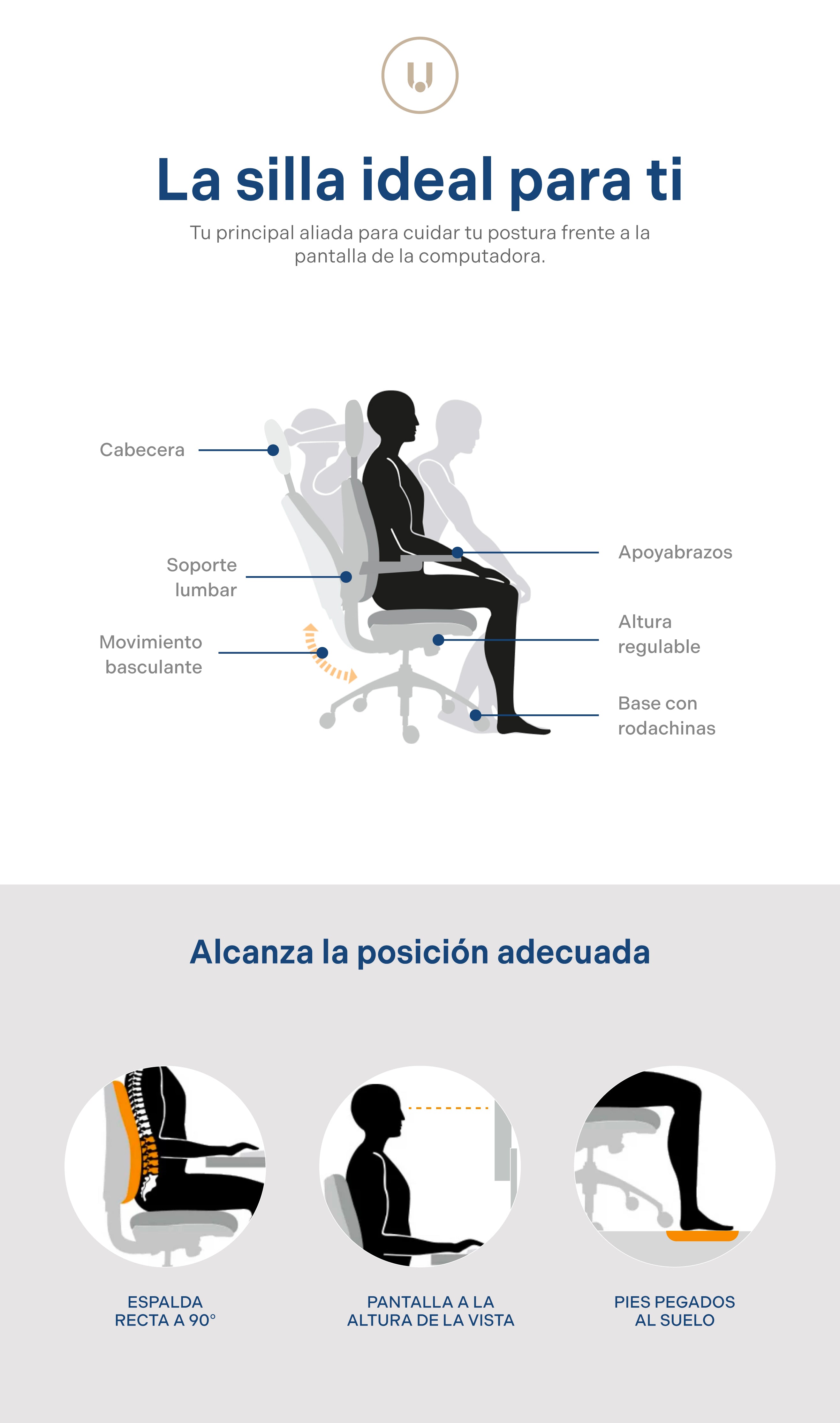 Sillas de Oficina Ergonómicas