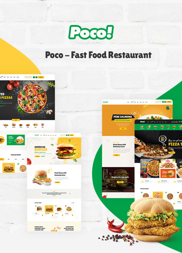  Poco - Fastfood Restaurant Shopify Theme