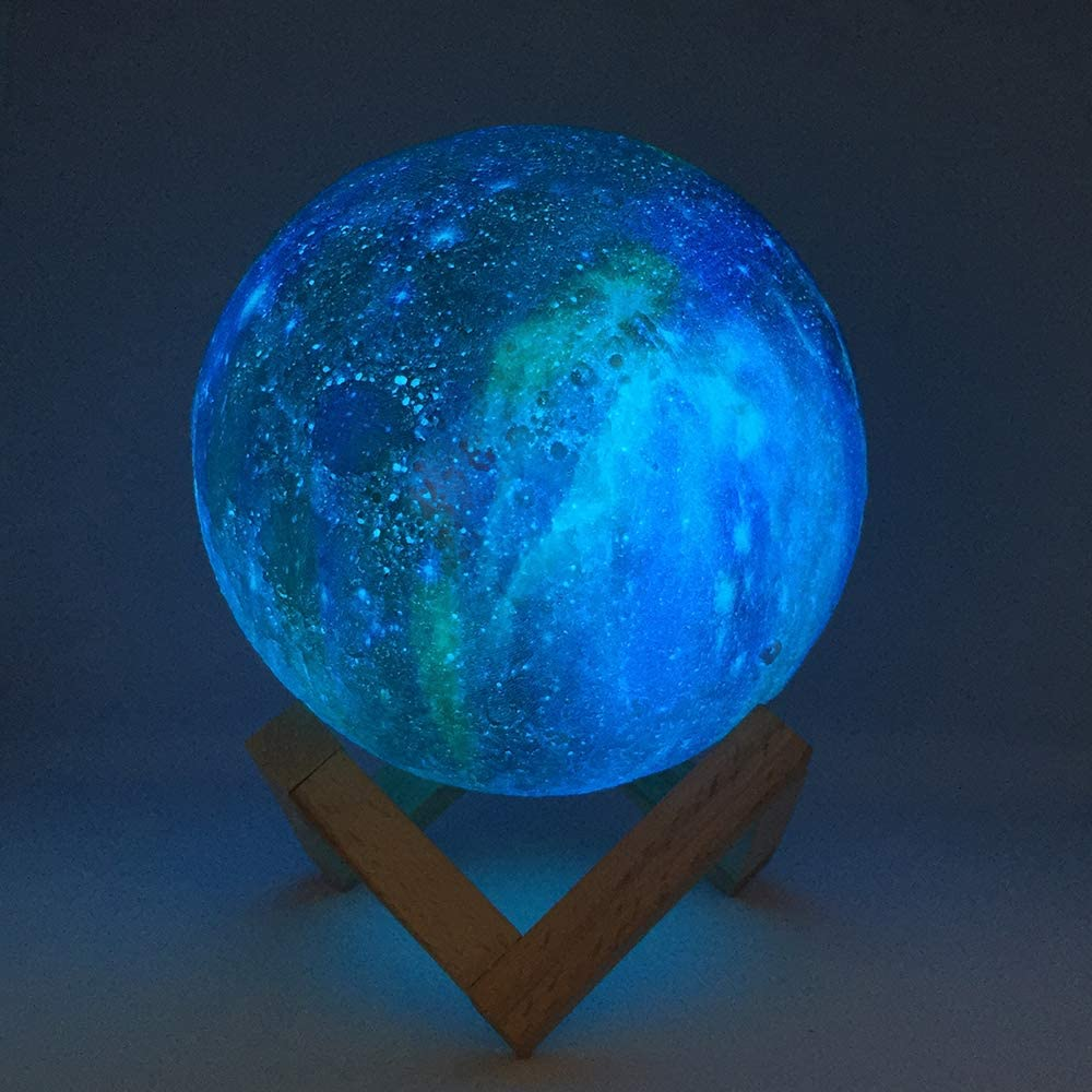 color changing galaxy moon lamp