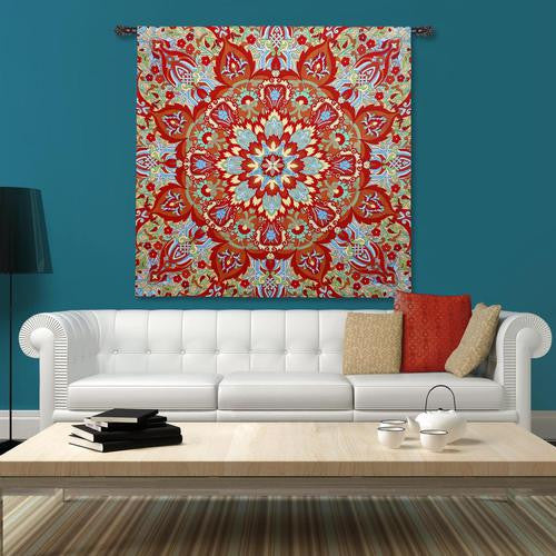 Rangoli Sunrise Wall Tapestry by Julianna James©