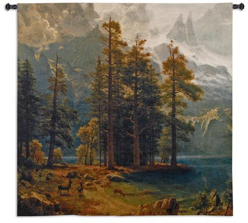 Sierra Nevada Wall Tapestry by Albert Bierstadt©