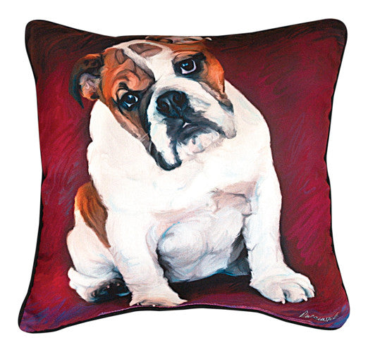 Bulldog Baby Pillow by Robert McClintock©