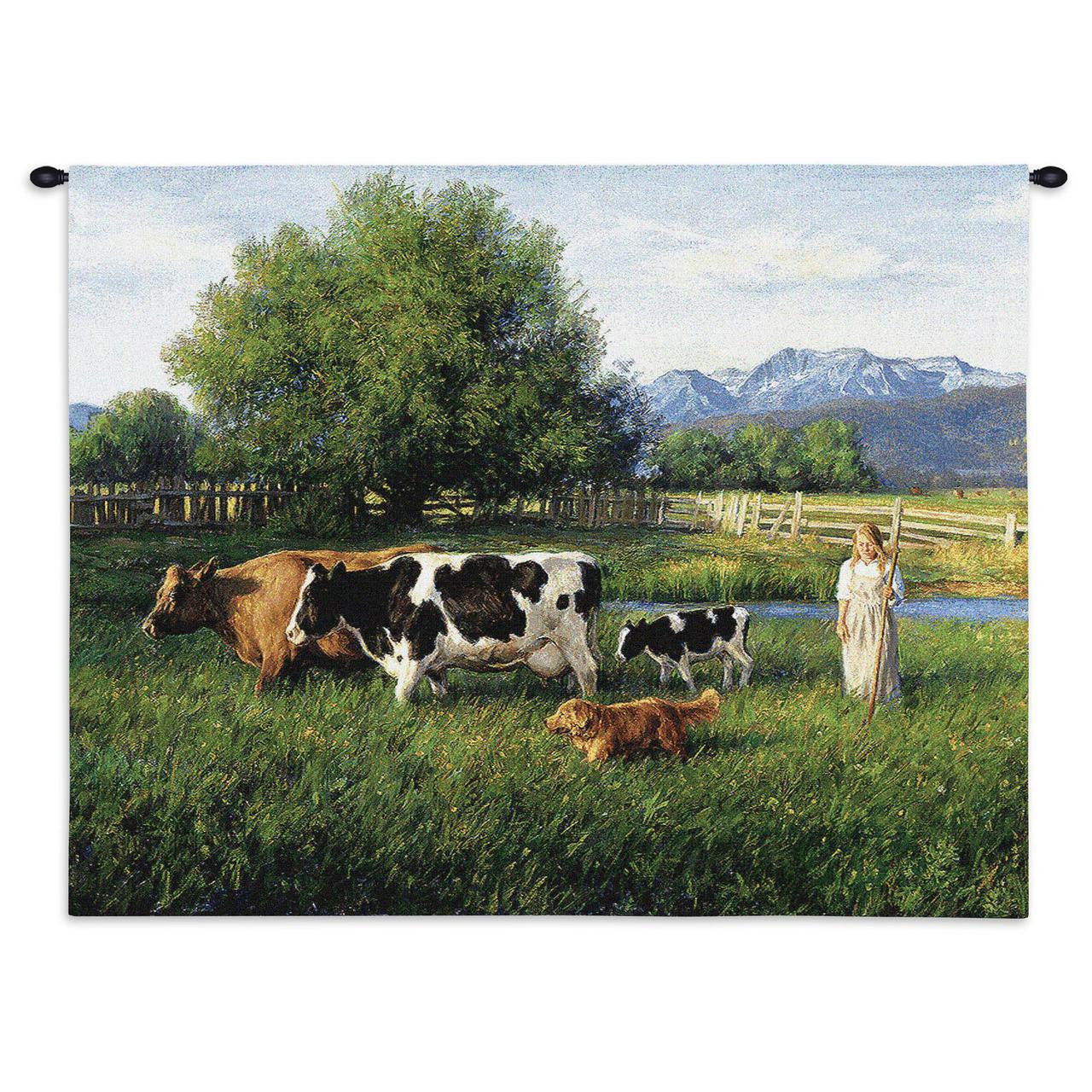 Country Girl Wall Tapestry by Robert Duncan©