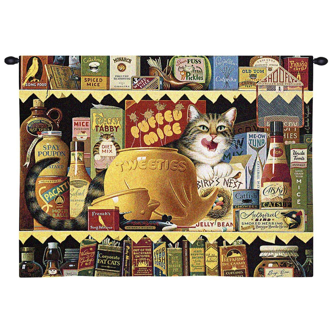 Charles Wysocki© Ethel The Gourmet Throw|Pillow Cover|Wall Tapestry|Tote