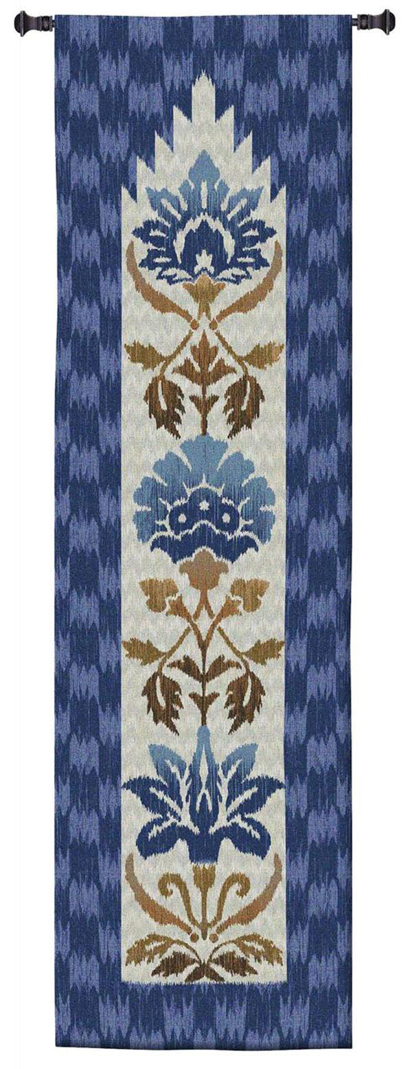 Ikat Indigo Wall Tapestry by Sarah Simpson©