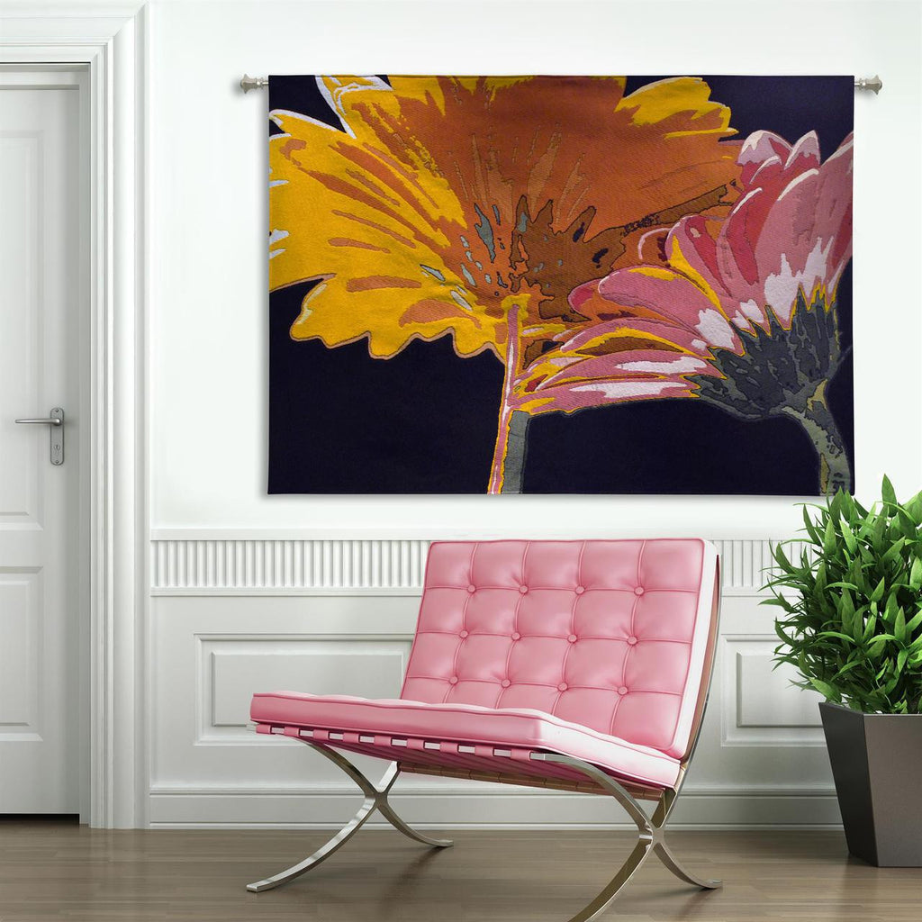 Miami Blooms Wall Tapestry by Alicia Bock© – Woven Art & Beyond LLC