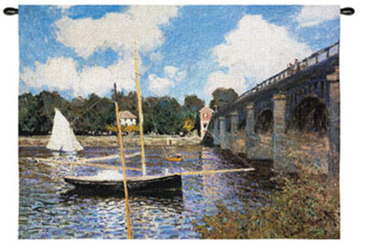 Claude Monet© The Bridge At Argenteuil Wall Tapestry