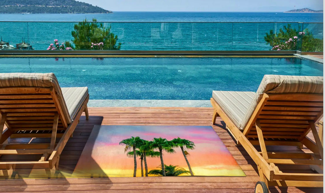 Custom OUTDOOR Area Rug w/Your Art Design|Size: 3' x 5'