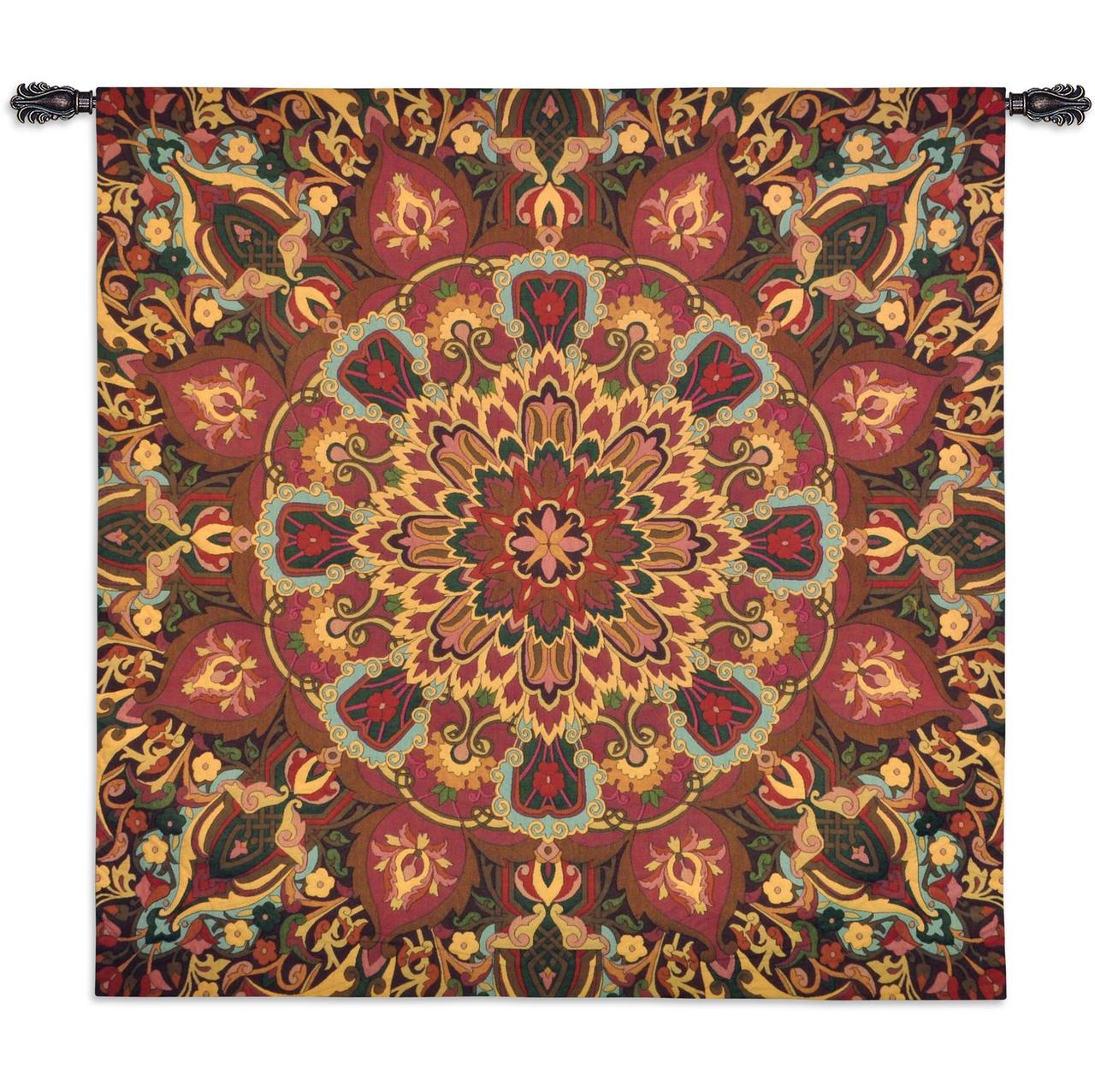 Rangoli Carmel Wall Tapestry by Julianna James©