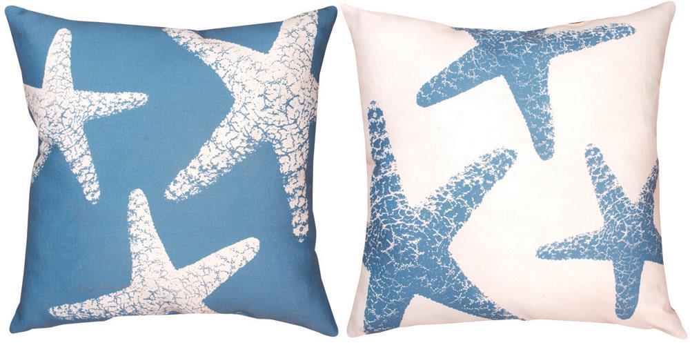 Nautical Nonsense Indoor-Outdoor Reversible Pillow