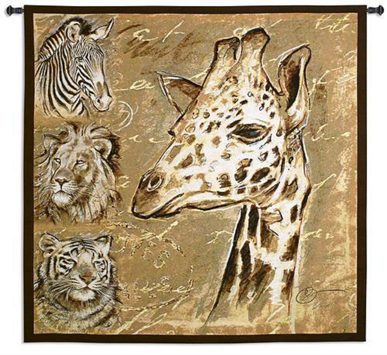 Safari Wall Tapestry by Chad Barrett©