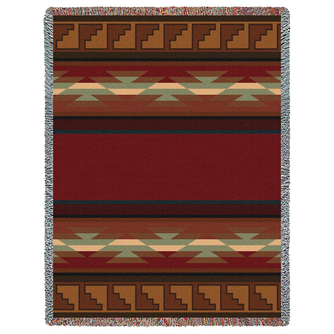 Southwest Pasqual Geometric Woven Throw Blanket