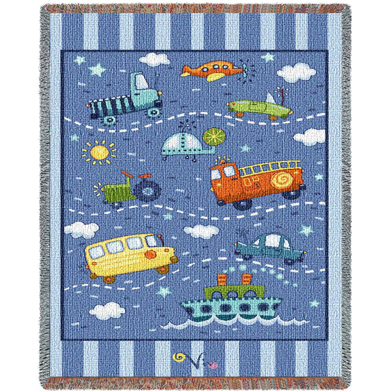 Transportation Toys Small Blanket