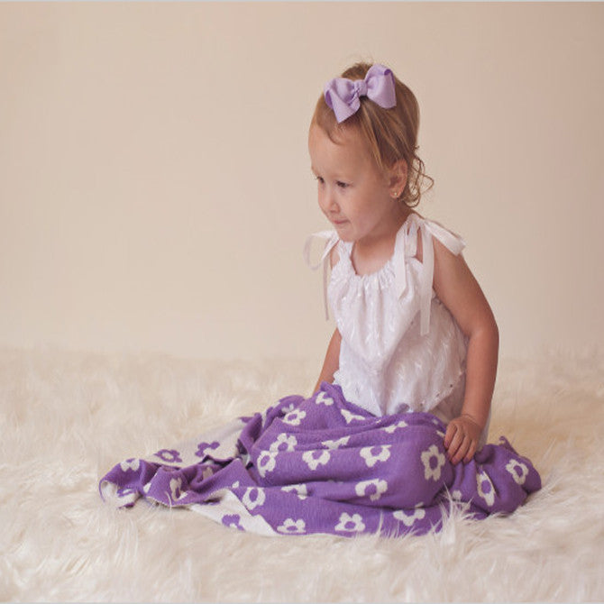 Bamboo Flower Baby Blankets|2 Colors