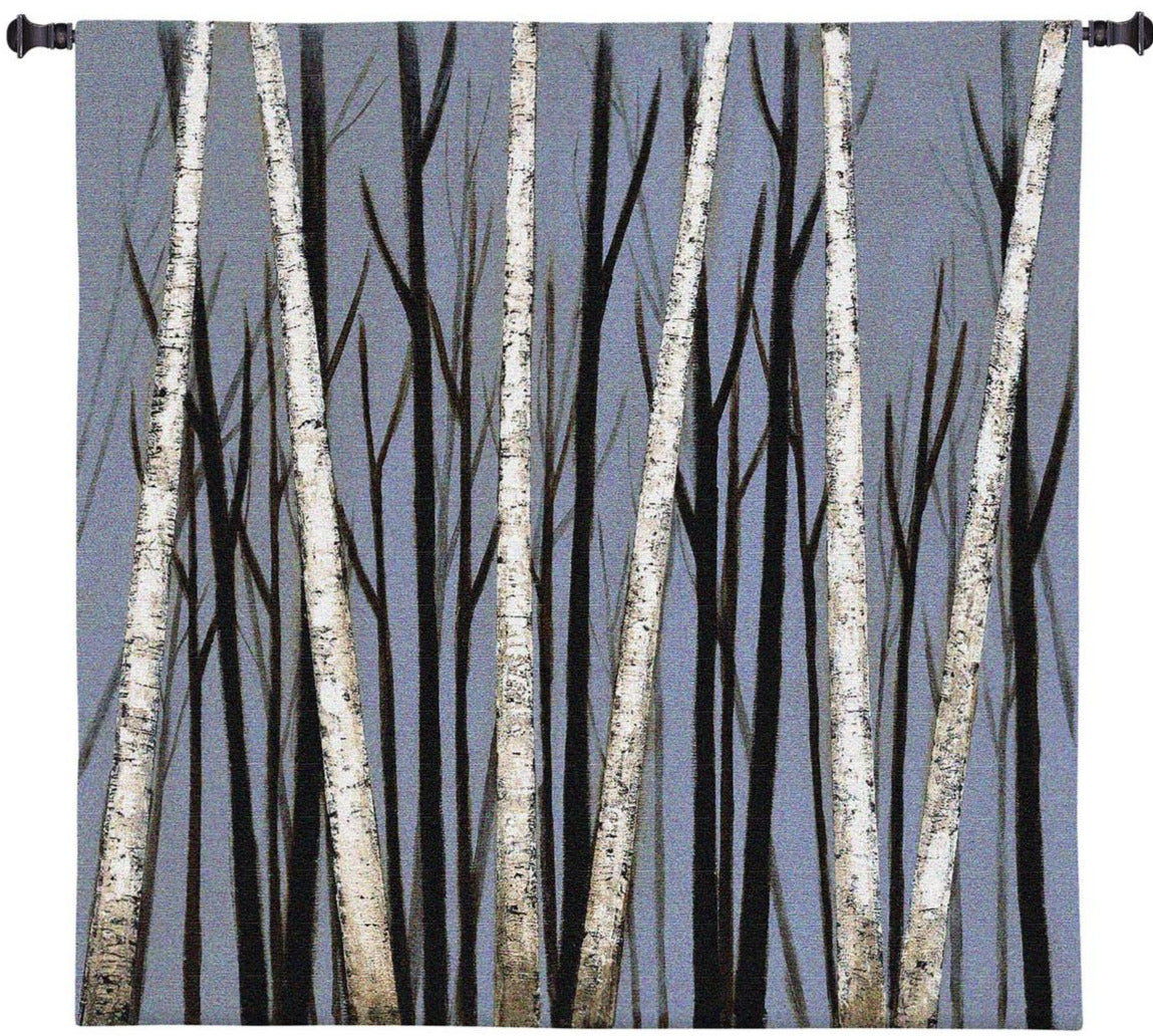 Birch Shadows Wall Tapestry by Eve©|3 Sizes