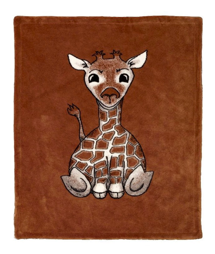 Baby Giraffe Spice Denali Microplush™ Baby Blanket