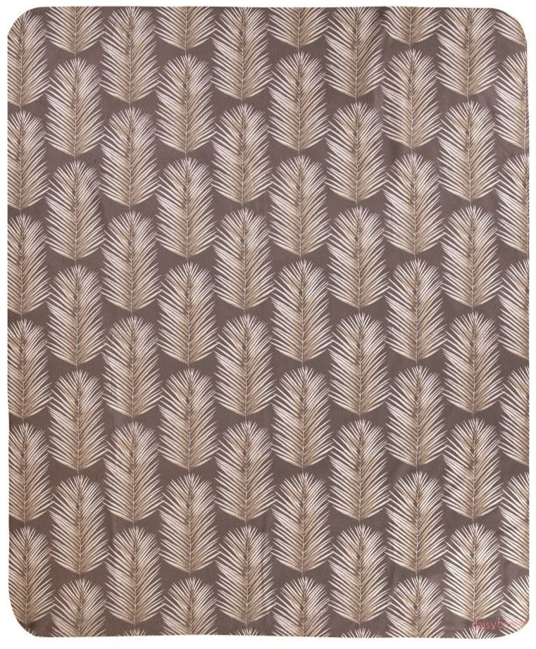 Palmera Neutral Sherpa Fleece Throw