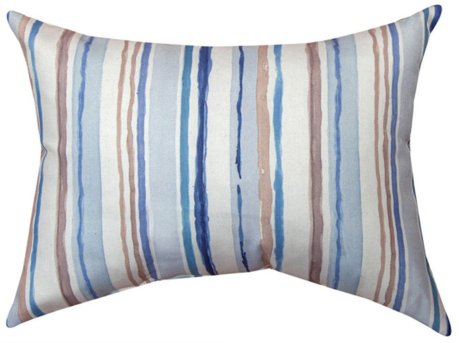 Blue Escape Indoor/Outdoor Reversible Rectangle Pillow by Lisa Audit©