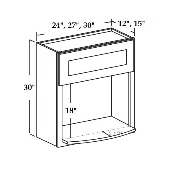 Microwave Cabinet One Door Upper Cabinet Wood Kitchen Cabinets   MicrowaveCabinetWMO2430 303015 B51da9cd 8c6b 4dae 83ed 814869dda7d7 