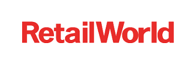 'RetailWorld' logo with red letters on a white background.