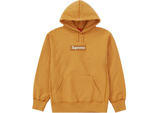 Supreme S Logo Hooded Sweatshirt (SS20) Yellow