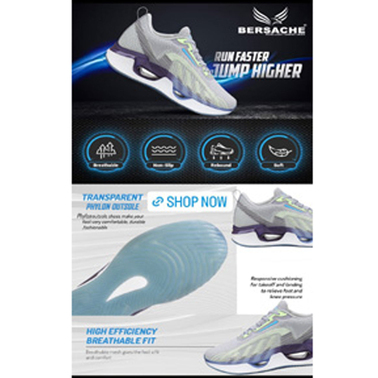 sport running shoes