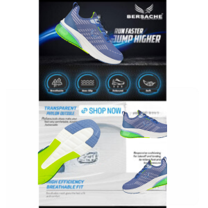 sport running shoes