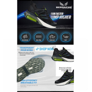 sport running shoes