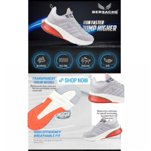 sport running shoes