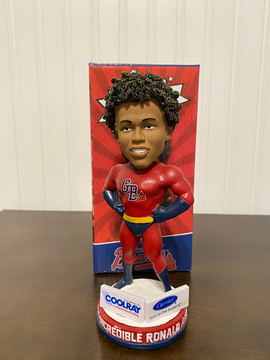 Ronald Acuna Atlanta Braves Los Bravos Bobblehead 9/16/2022 SGA W