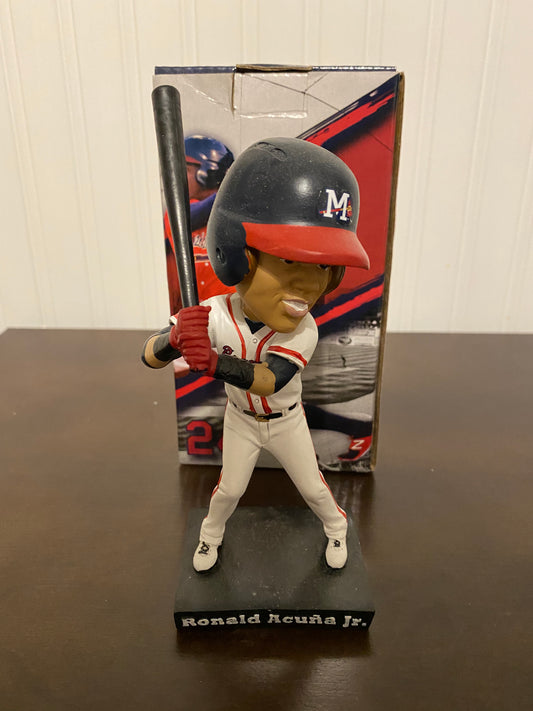 Ronald Acuna Atlanta Braves Los Bravos Bobblehead 9/16/2022 SGA W