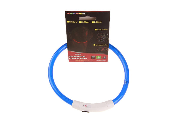 LED Pet Luminous Collar USB Charging Collar