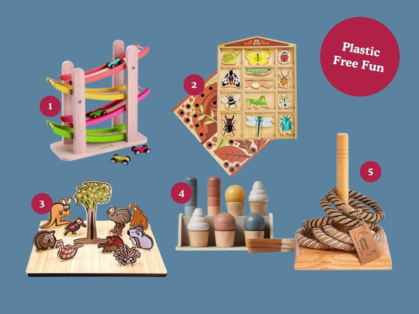 Plastic free toys for children