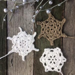 New arrivals at Biome - Boho Things hemp and bamboo crochet snowflake