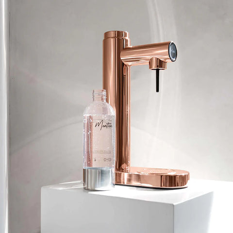 Monten Polished Copper Soda Maker