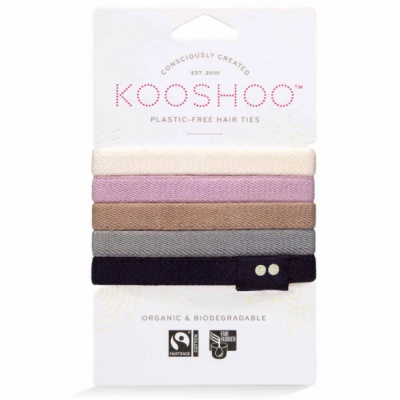 Kooshoo Organic Hairties - Silver