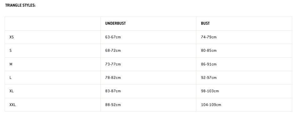 Size Guide - Nico | Biome