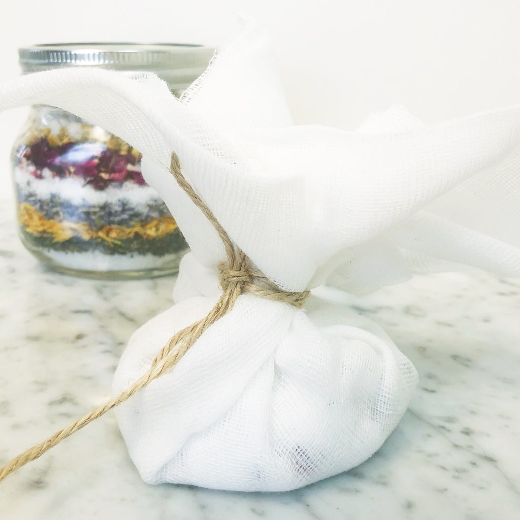 DIY Heavenly Petals Soothing Bath Tea