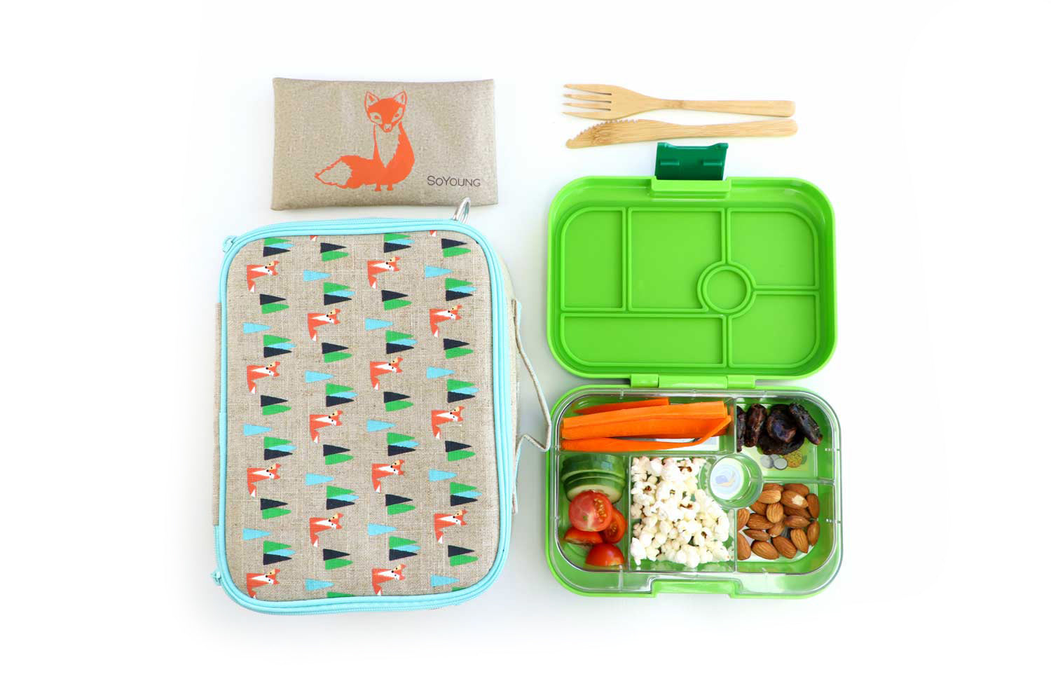 Eco Friendly, Non Toxic Kids Lunch Box (Cotton/Linen), by SoYoung