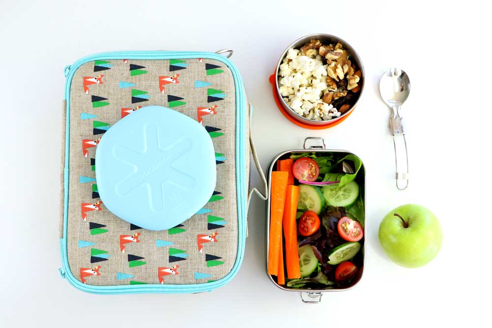 OmieBox Portable lunch box Children's stainless steel insulated lunch box  compartment design carrying lunch box carrying hand