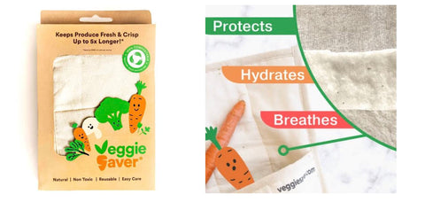 Save fruit and veg waste veggie saver bags