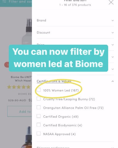 Women Led Filter