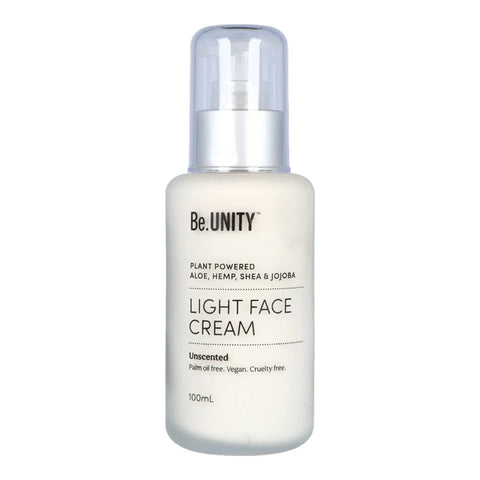 Be.Unity light moisturising cream for Winter skincare