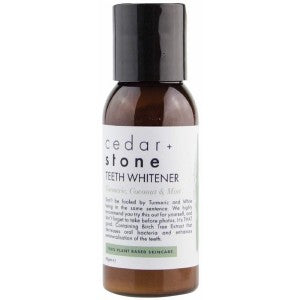 Natural Toothpaste, Palm Oil Free Fluoride Free - Cedar + Stone Teeth Whitener