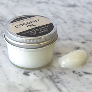 plastic free hair care coconut oil