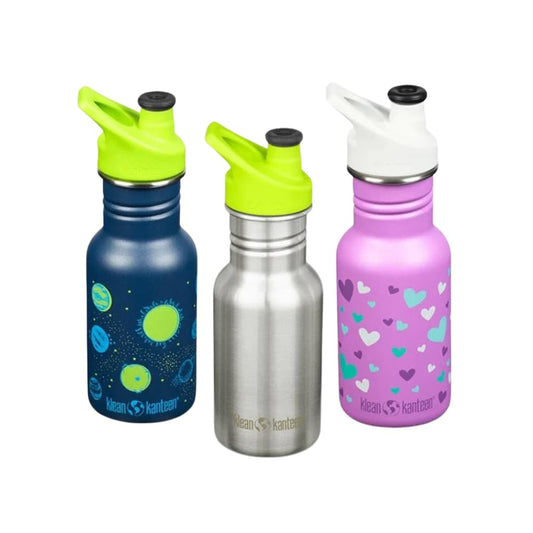 Klean Kanteen 12oz Kids' Classic Narrow Stainless Steel Water Bottle with  Sippy Cap - Coral Strawberries