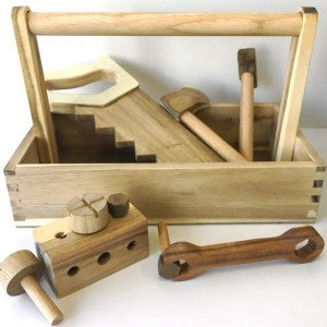 QToys Wooden Tool Kit - wooden toys and eco gifts for kids