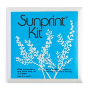 Sunprint kit - screen free Christmas gift for kids
