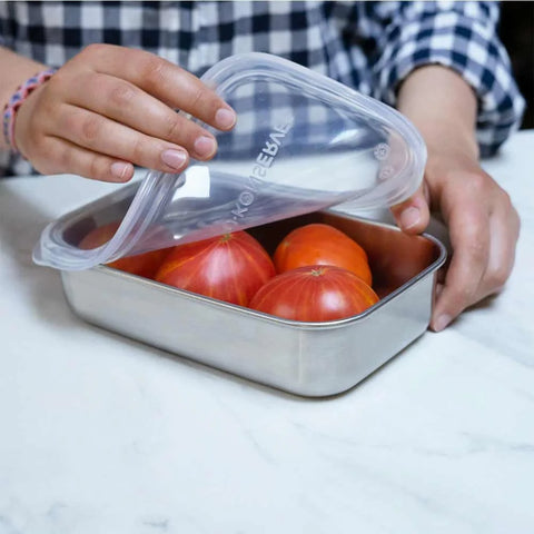 Leak proof stainless steel lunch container